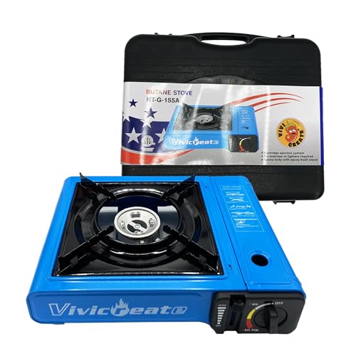 Gas One GS-3400P Propane or Butane Stove Dual Fuel Stove Portable Camping Stove - Patented - with Carrying Case Great for Emergency Preparedness Kit : Sports & Outdoors