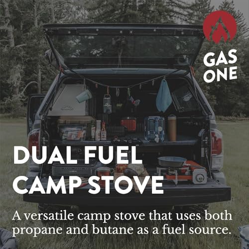 Gas One GS-3400P Propane or Butane Stove Dual Fuel Stove Portable Camping Stove - Patented - with Carrying Case Great for Emergency Preparedness Kit : Sports & Outdoors
