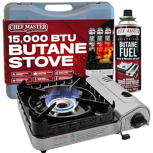 Gas One GS-3400P Propane or Butane Stove Dual Fuel Stove Portable Camping Stove - Patented - with Carrying Case Great for Emergency Preparedness Kit : Sports & Outdoors