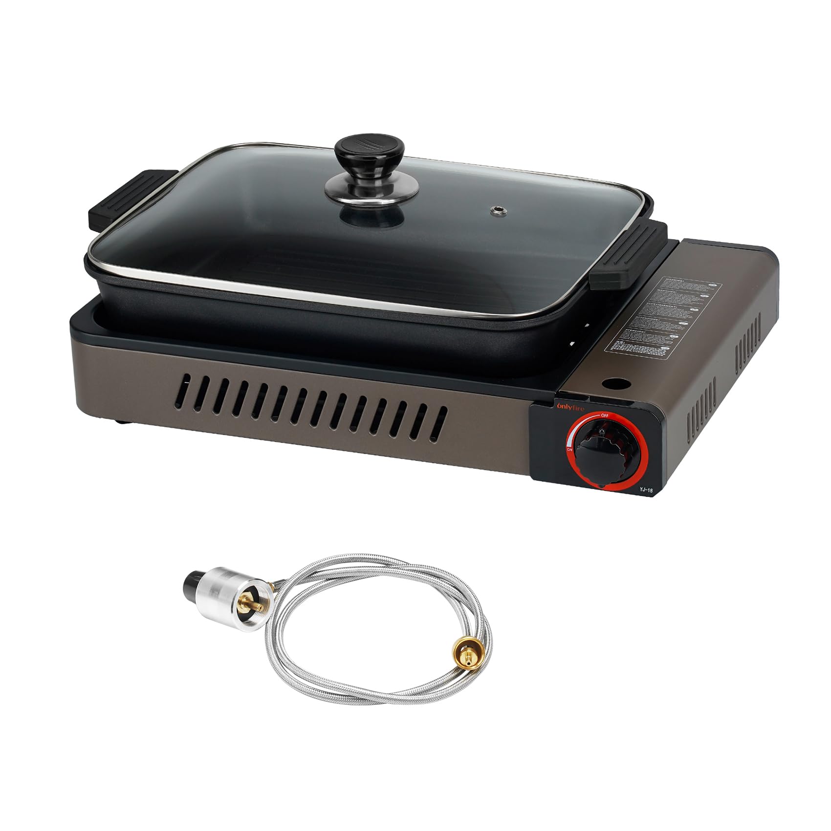 Gas One GS-3400P Propane or Butane Stove Dual Fuel Stove Portable Camping Stove - Patented - with Carrying Case Great for Emergency Preparedness Kit : Sports & Outdoors