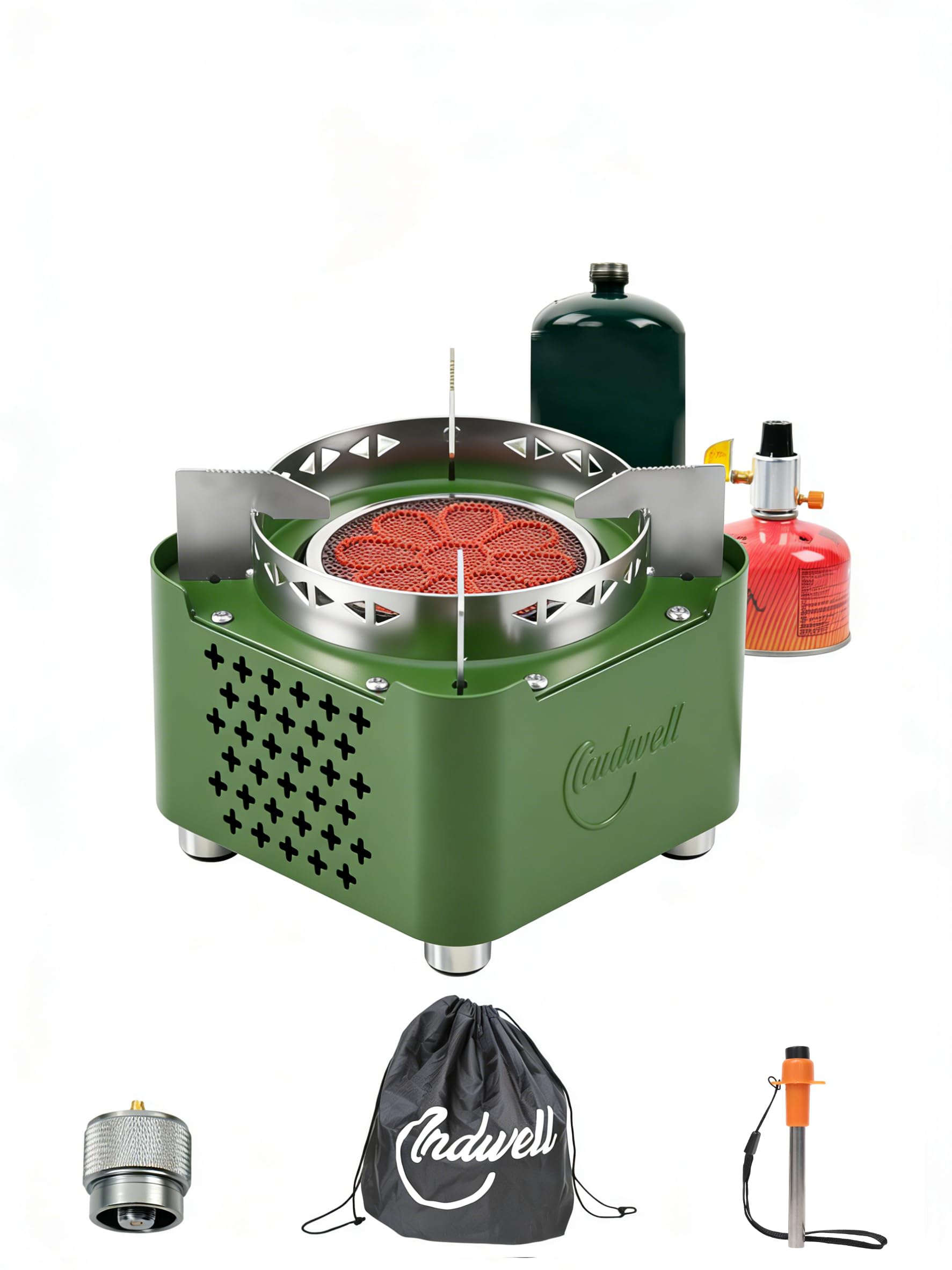 Gas One GS-3400P Propane or Butane Stove Dual Fuel Stove Portable Camping Stove - Patented - with Carrying Case Great for Emergency Preparedness Kit : Sports & Outdoors