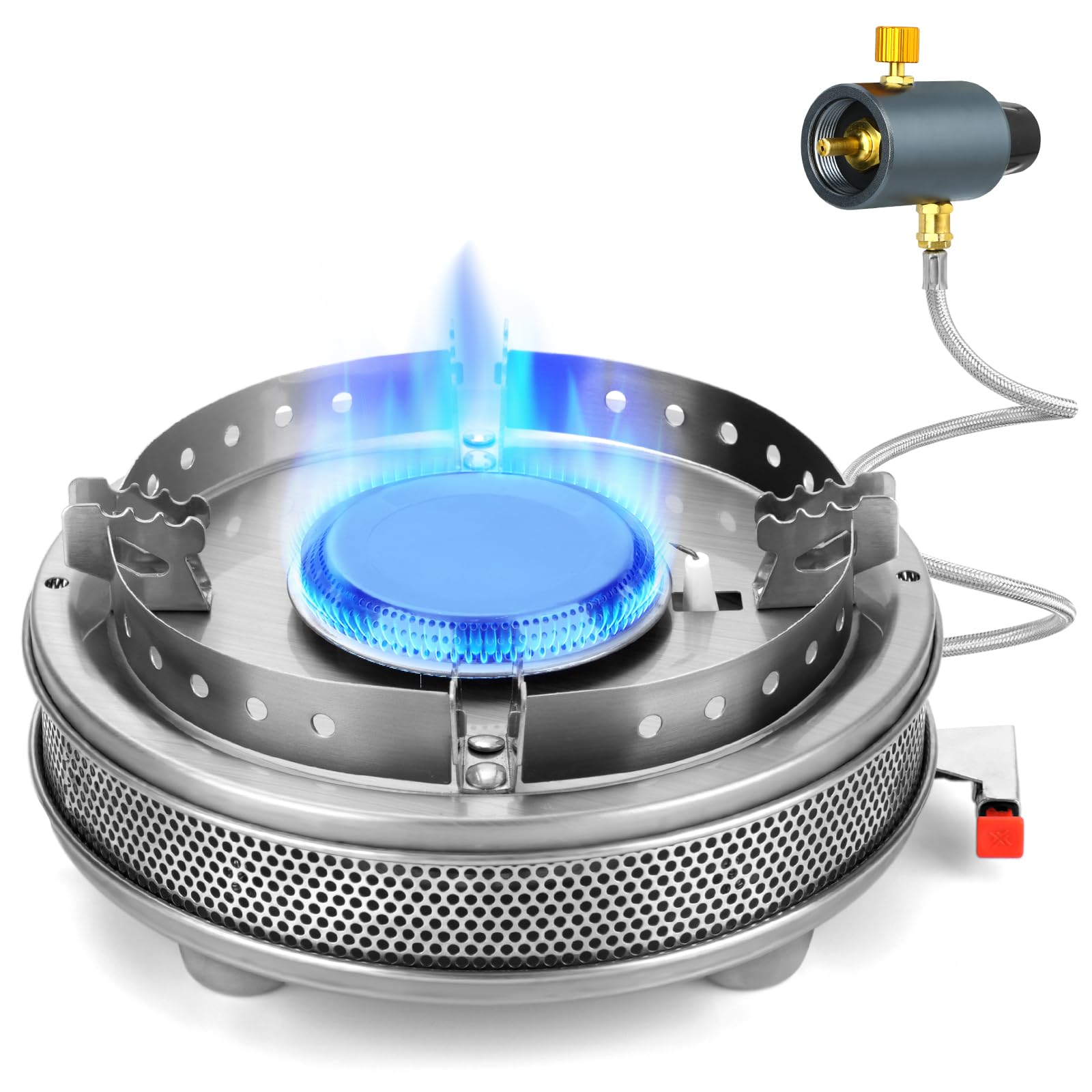 Gas One GS-3400P Propane or Butane Stove Dual Fuel Stove Portable Camping Stove - Patented - with Carrying Case Great for Emergency Preparedness Kit : Sports & Outdoors