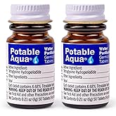 Aquatabs Water Purification Tablets (397mg, 100 Pack). Water Filtration System for Camping, Boating, Emergency Water, Survival Kit, and Marine. Easy-to-Use Water Purifier Treatment. : Sports & Outdoors