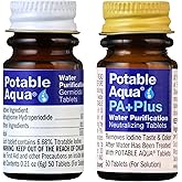 Aquatabs Water Purification Tablets (397mg, 100 Pack). Water Filtration System for Camping, Boating, Emergency Water, Survival Kit, and Marine. Easy-to-Use Water Purifier Treatment. : Sports & Outdoors